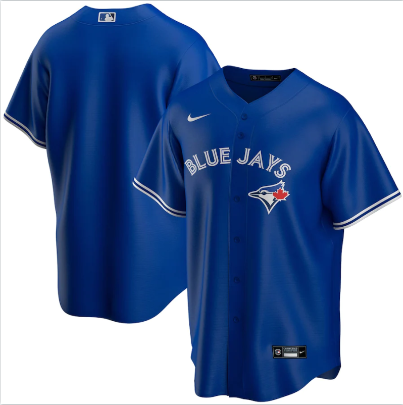 Men's Toronto Blue Jays Blue Cool Base Stitched Jersey